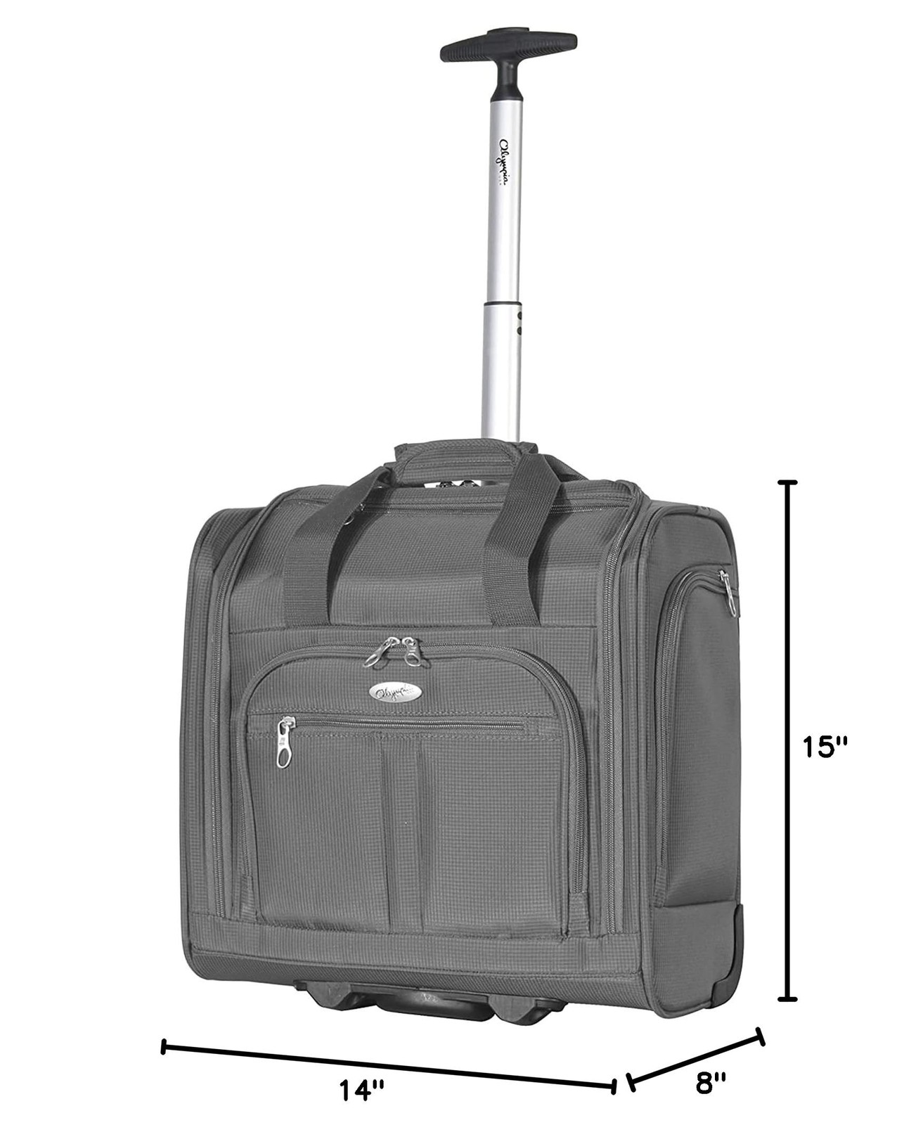 Olympia U.S.A. Under The Seat Carry-on Gray