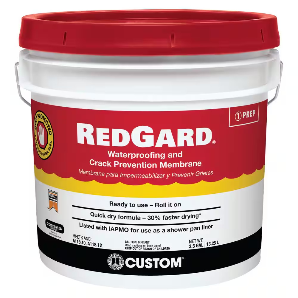 Redgard 3-1/2 Gal. Waterproofing and Crack Prevention Membrane