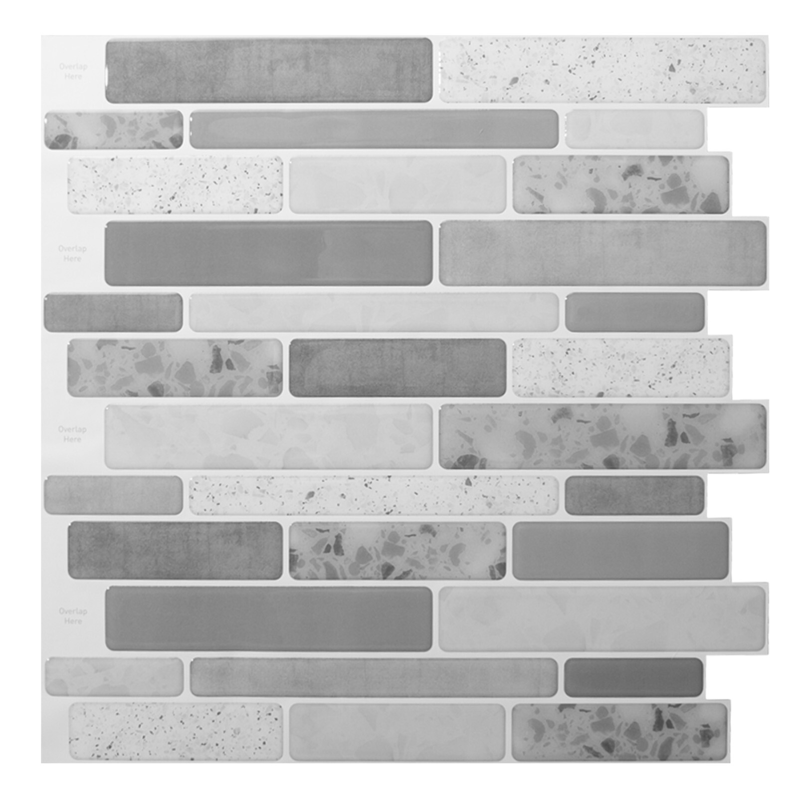 Art3d Peel and Stick Brick Kitchen Backsplash Self-Adhesive Wall Tile Stone(10P)