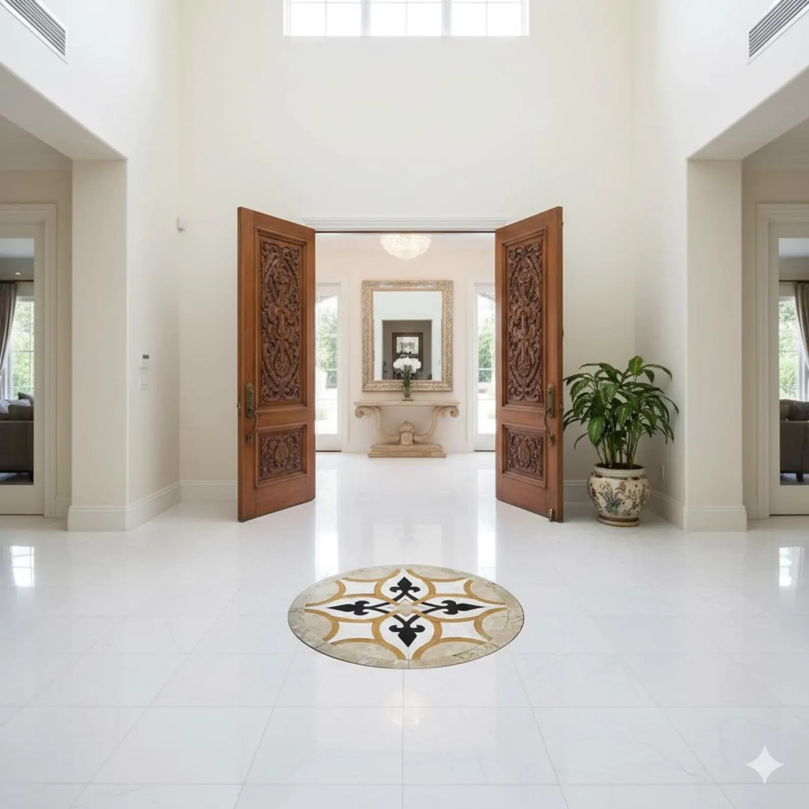 Floor Marble Medallion