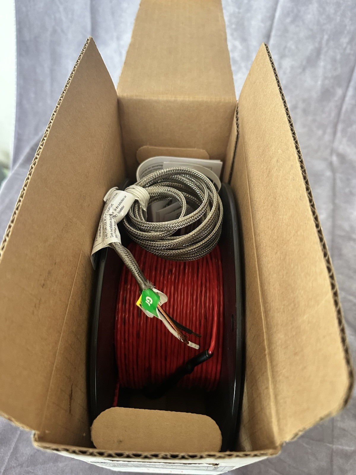 In Floor Heat Wire Master Heat Coated Floor Heat Wire 60 Sq Ft 120v