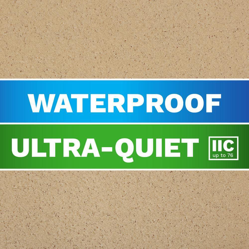 Eco Cork Foam Waterproof Underlayment Tan Antimicrobial Attached Vapor Barrier
