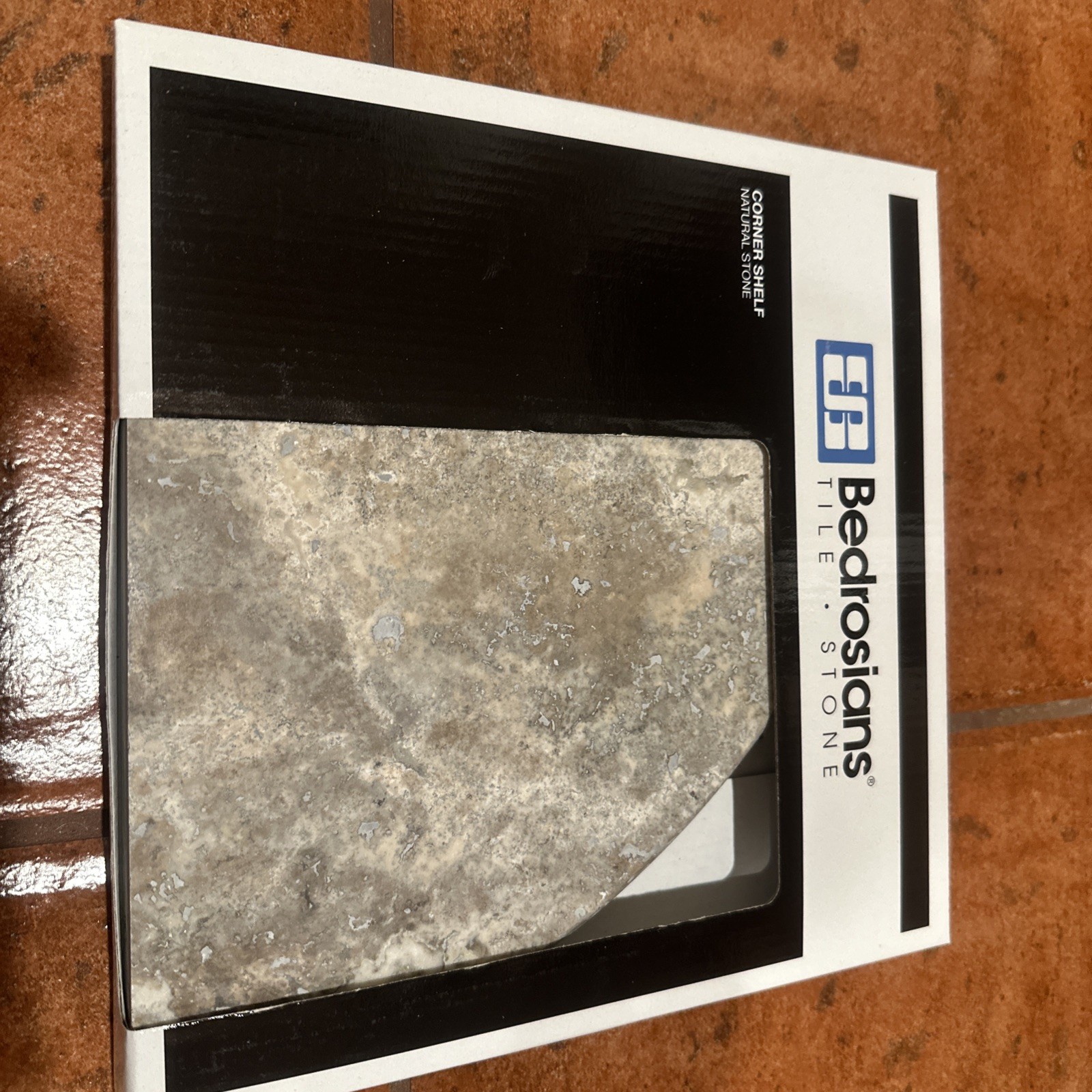 Bedrosians Corner Shelf Natural Stone Tile