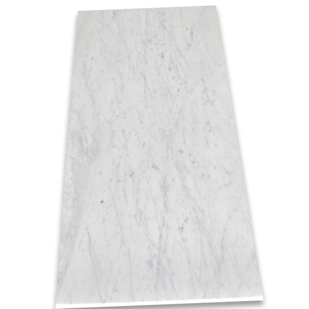 C46P 24×24 Carrara White Tile Polished Bianco Venato Carrera Marble Floor