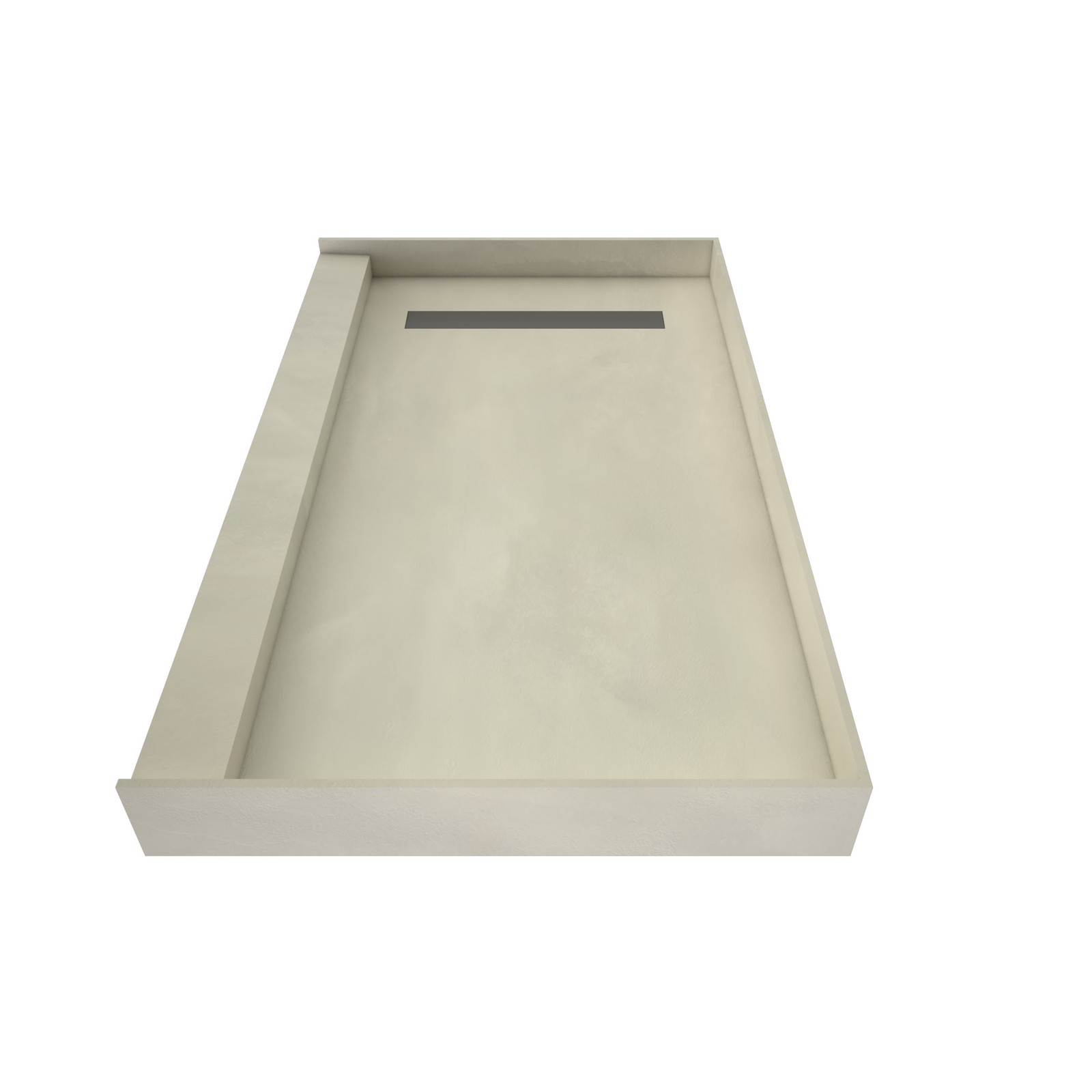 Tile Redi RT3672L-PVC3 Redi Trench 36″ x 72″ Rectangular Shower – Nickel