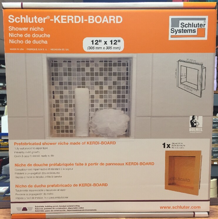 Schluter Kerdi Shower Niche 12″x12″