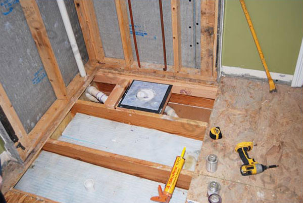 ClearPath Curbless Shower Pan System up to 36 x 72 ABS or PVC Drain