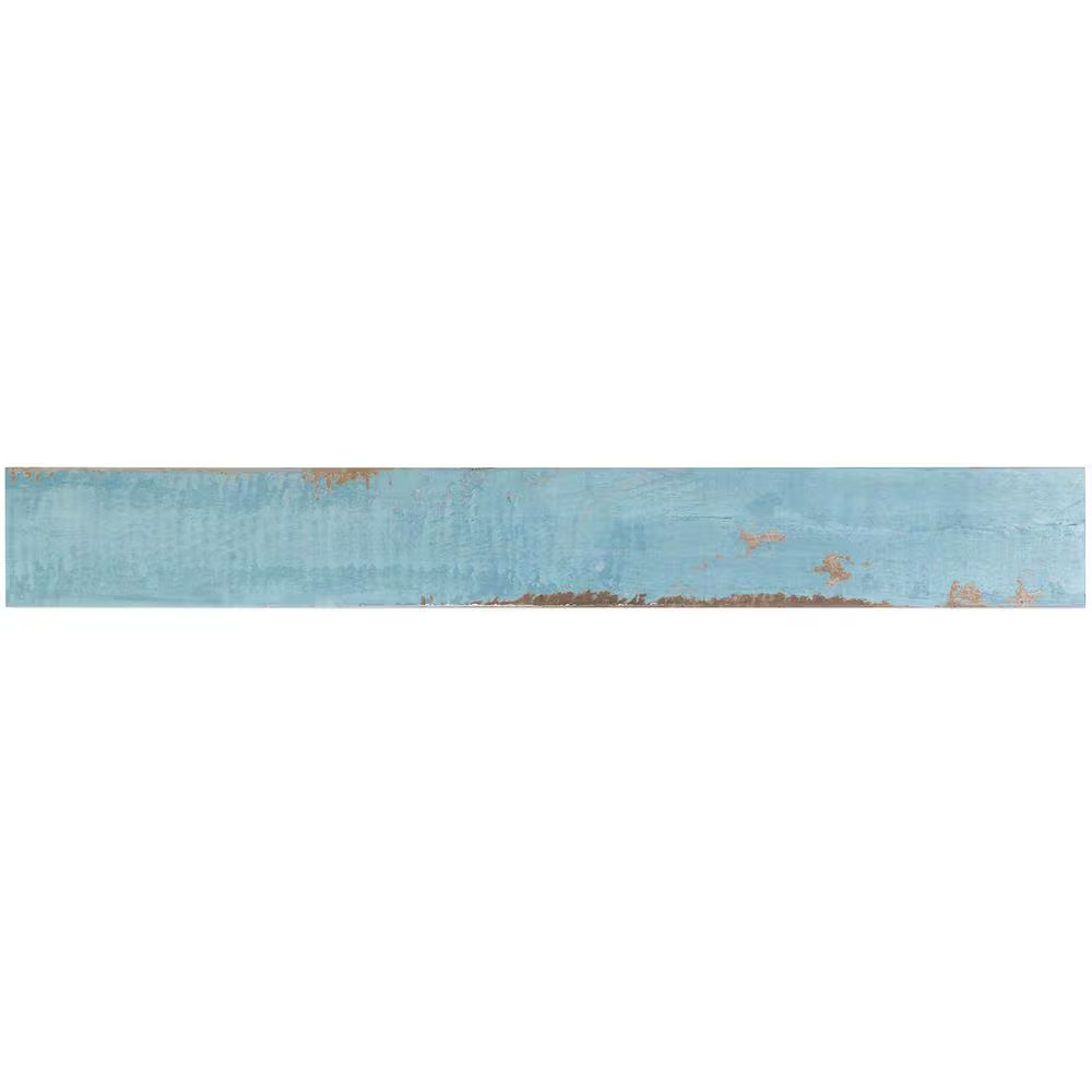 Cypress Multi-Color 4 In. X 32 In. X 9 Mm Matte Wood Look Ceramic Wall Tile (12-