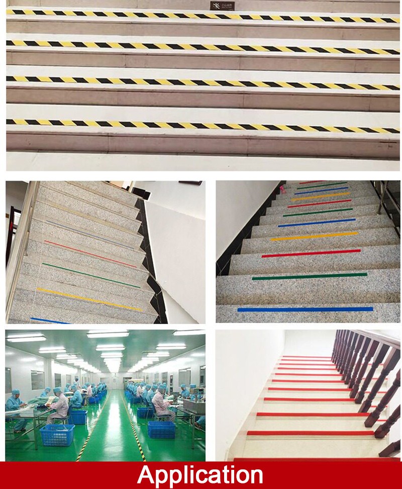 PVC Non-Slip Tape with Adhesive High Grip Safety Anti Slip Flooring Waterproof