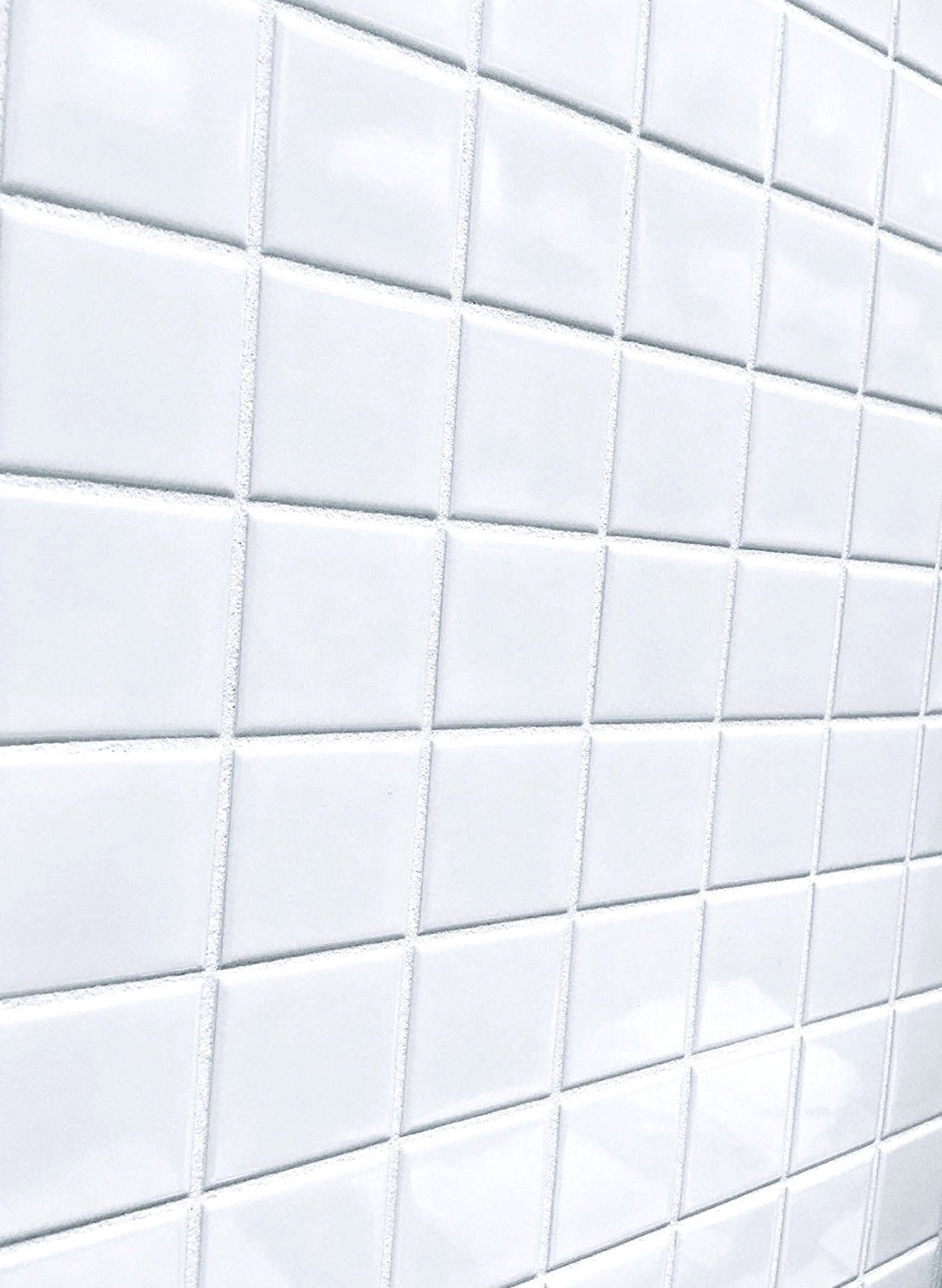 White 2×2 Shiny Porcelain Mosaic Tile Backsplash Wall Floor Kitchen (BOX OF 10)