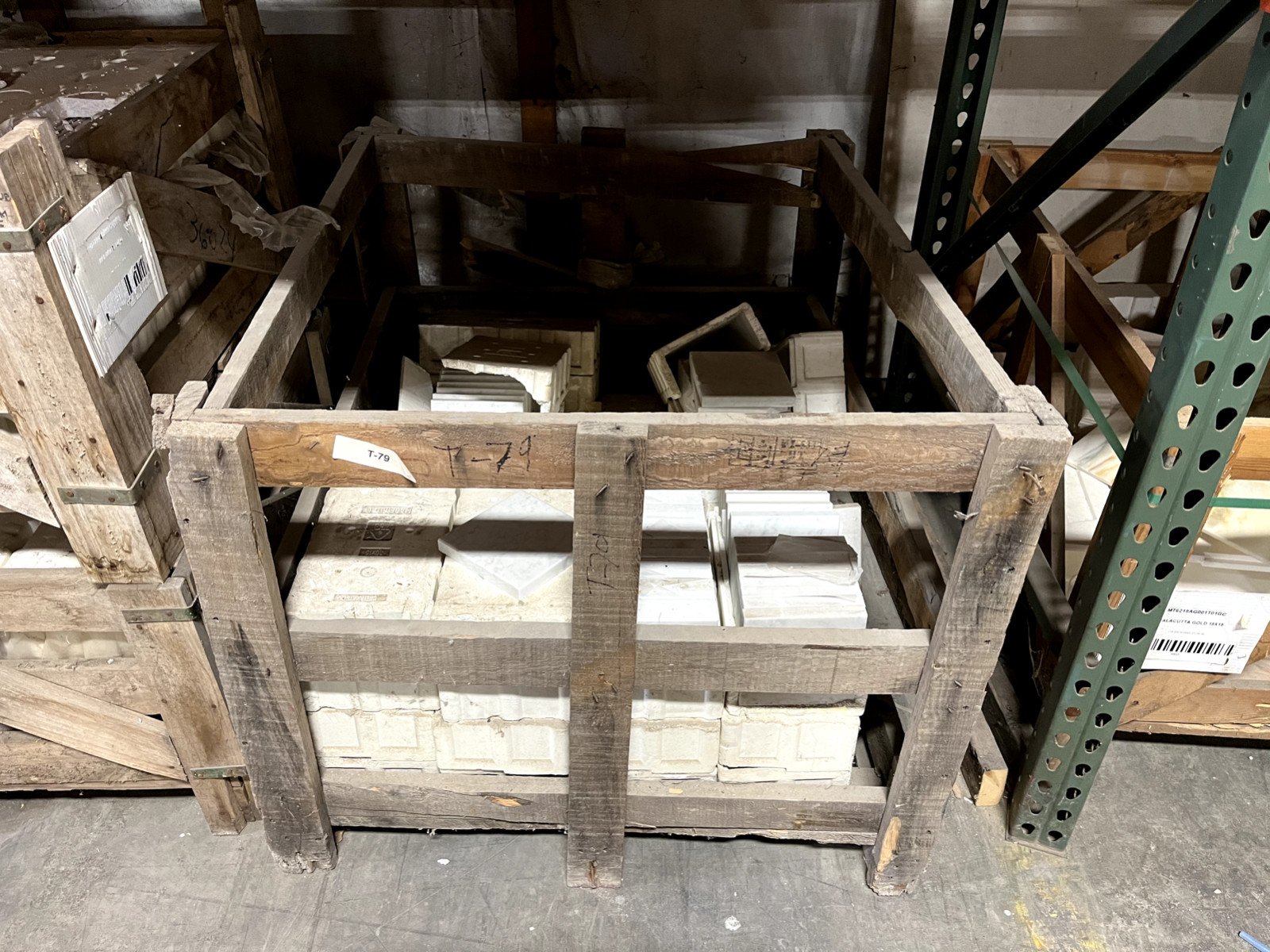 6x6x3/4 Carrara White Marble Tile 250 Remodel Tiles (1 Crate) T-79