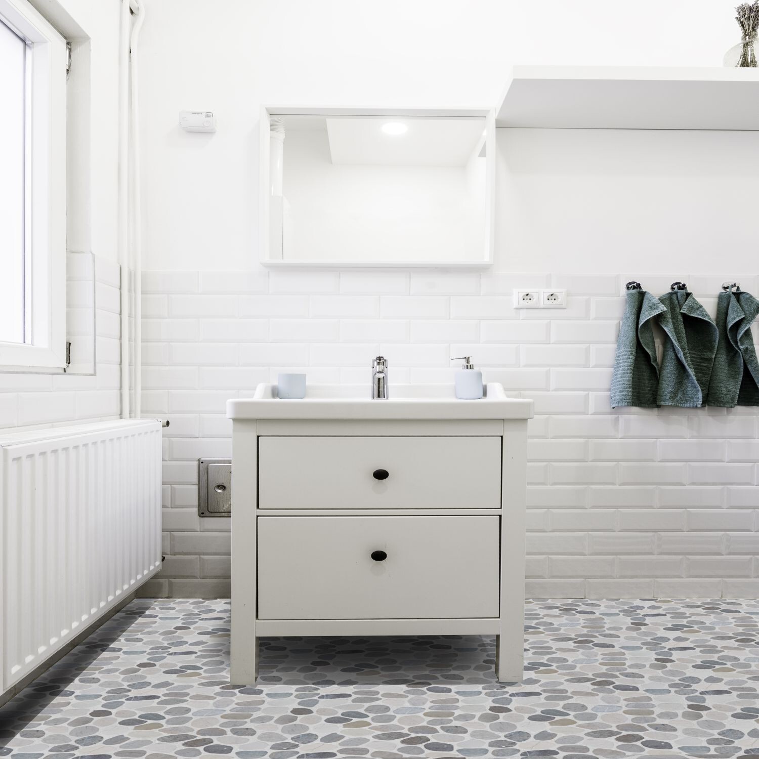 Cloud Sliced Pebble Mosaic Wall & Floor Tile ($10.48/SqFt)