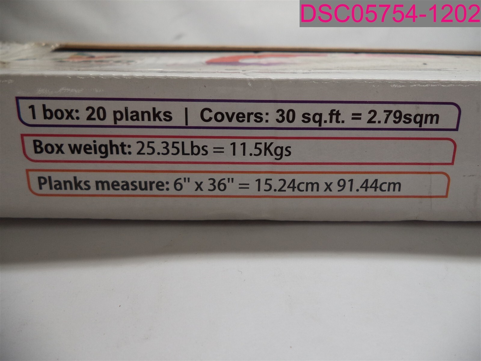 Qty=20 Planks; Colors & Wall Adhesive Planks 6″ x 36″ Old Blue Sea DVF-2