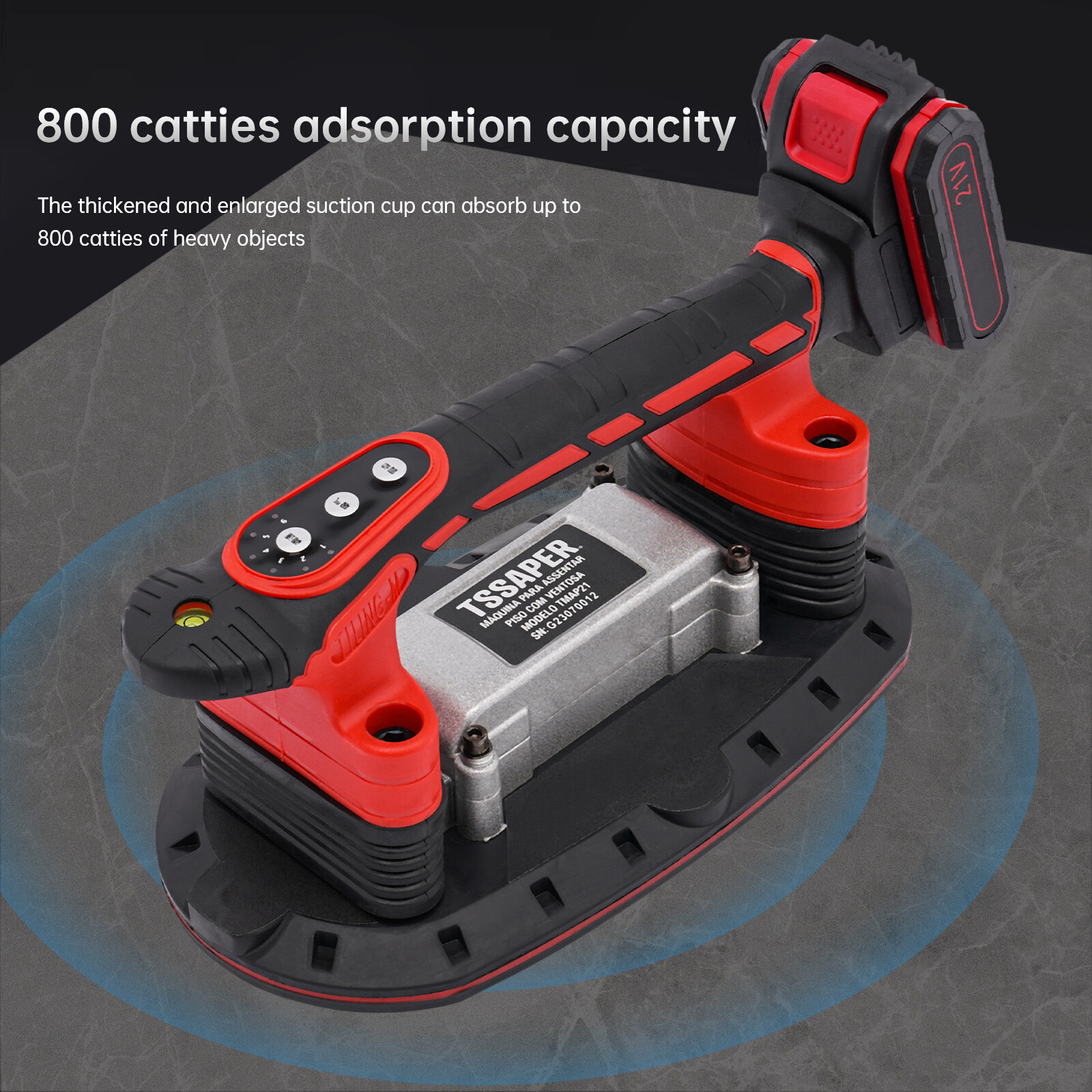 6 Speed Tile Installation Tool Vibration-Machine Handheld Tiling Leveling Laying