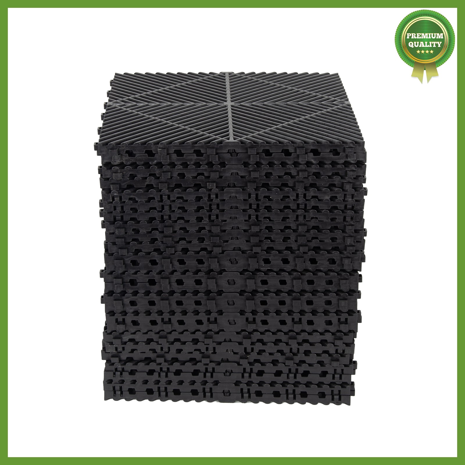 Garage Floor Tiles Interlocking 25 Pack Flooring Tiles 15.75×15.75″ For Patio
