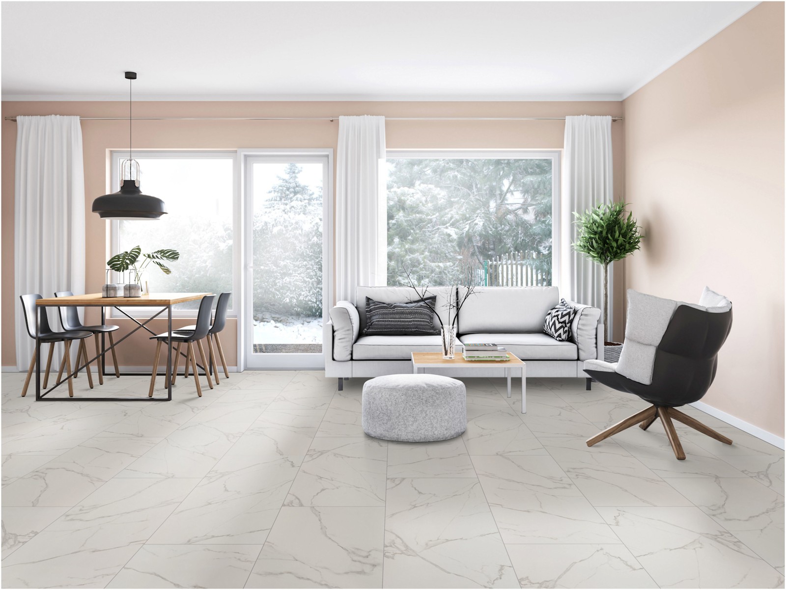 Ackland AKNPTZOL24X48P-PL Zola – 24″ x 48″ Porcelain Solid Floor – Stratus Griya
