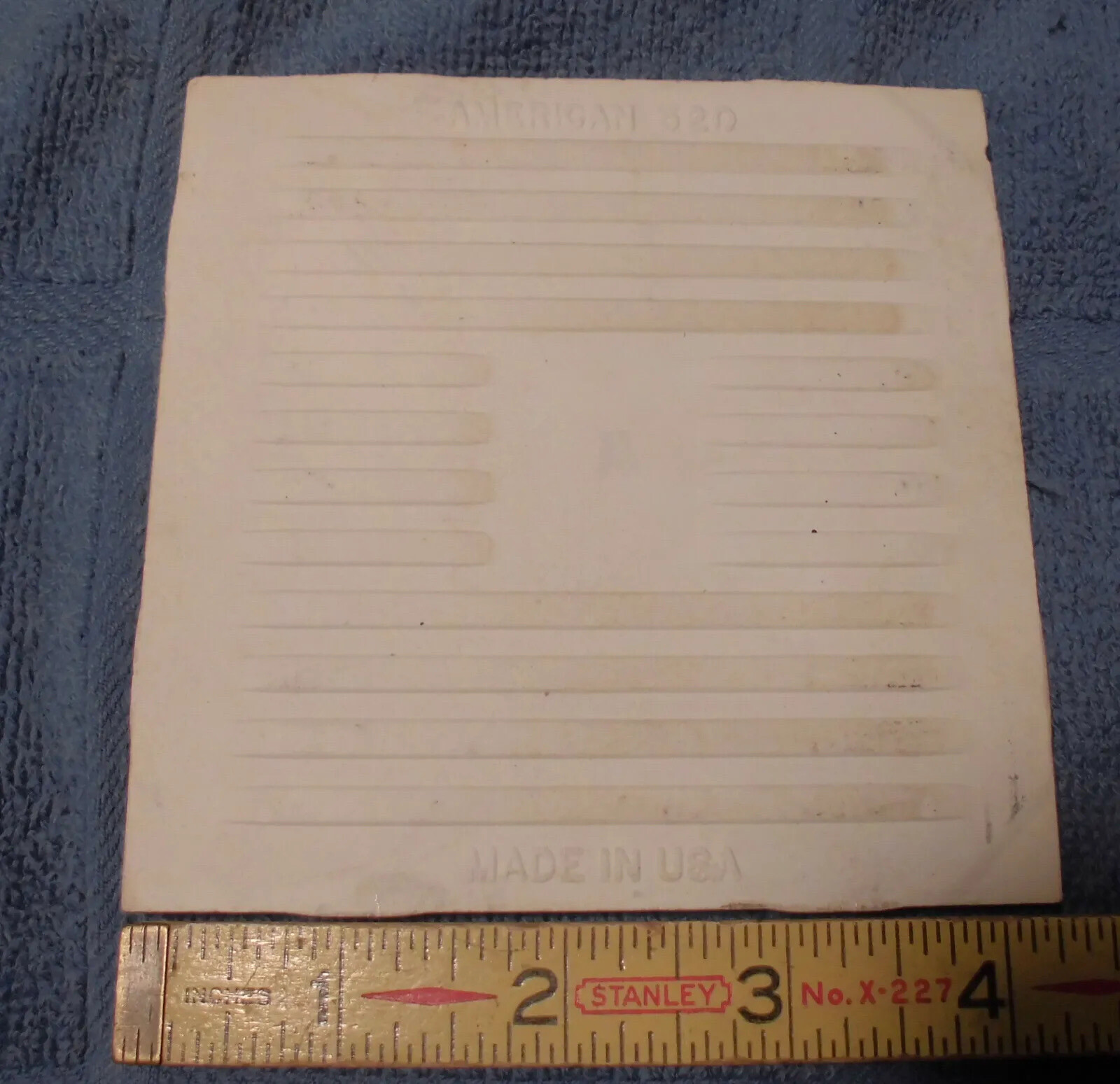 1 pc. Vintage *Pink Blush* Glossy Ceramic Tile #23 by American Olean 4-1/4″ New