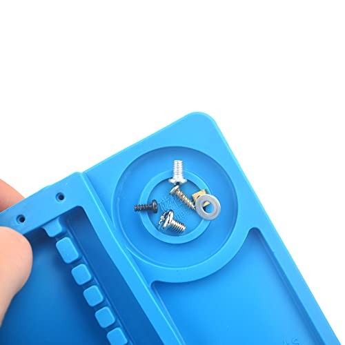 Heat Insulation Silicone Repair Mat with Scale Ruler and Screw Position for