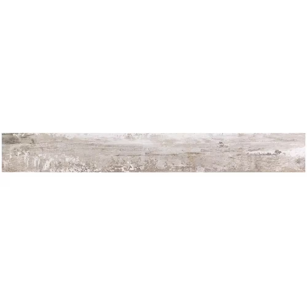 Cypress Multi-Color 4 In. X 32 In. X 9 Mm Matte Wood Look Ceramic Wall Tile (12-