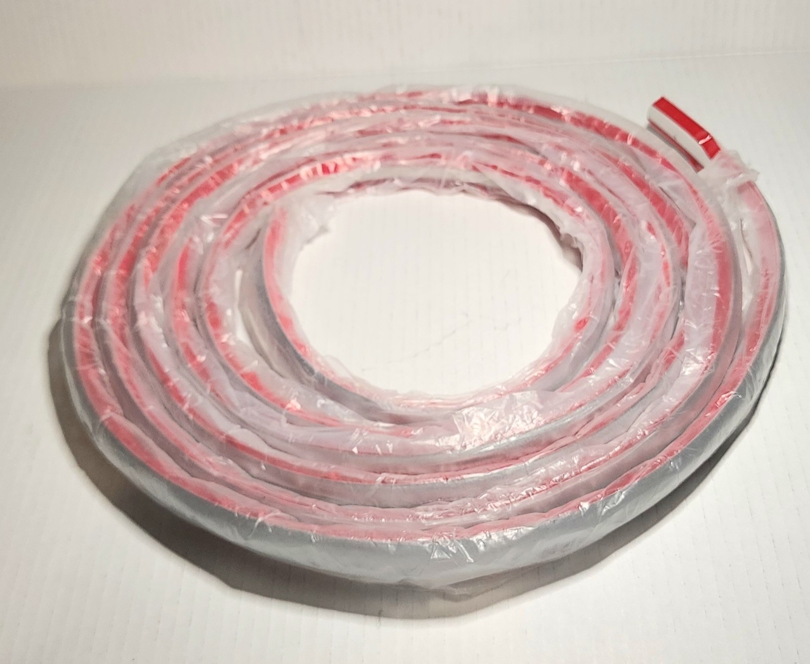 16Ft Silver Flexible Quarter Round Molding with Adhesive Corner Molding Trim