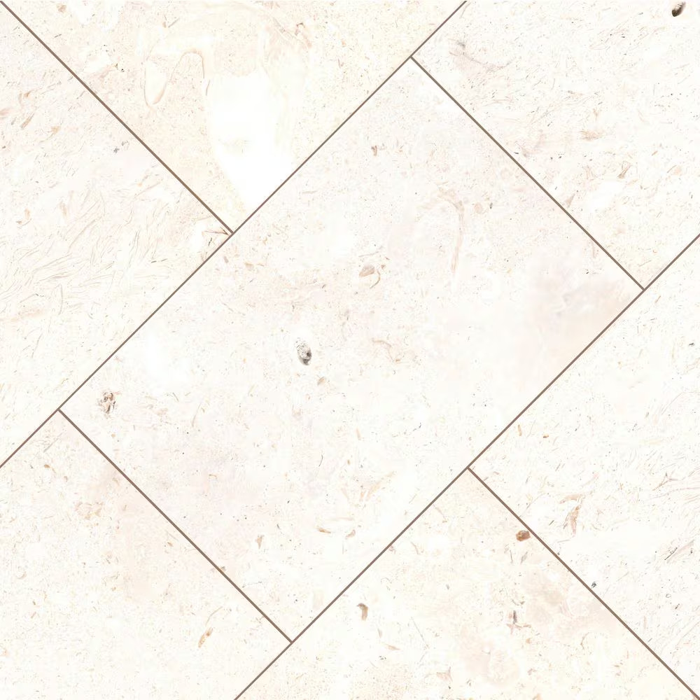 Mayra White 16 In. X 24 In. X 1.18 In. Tumbled Limestone Marble Look Paver (2.67