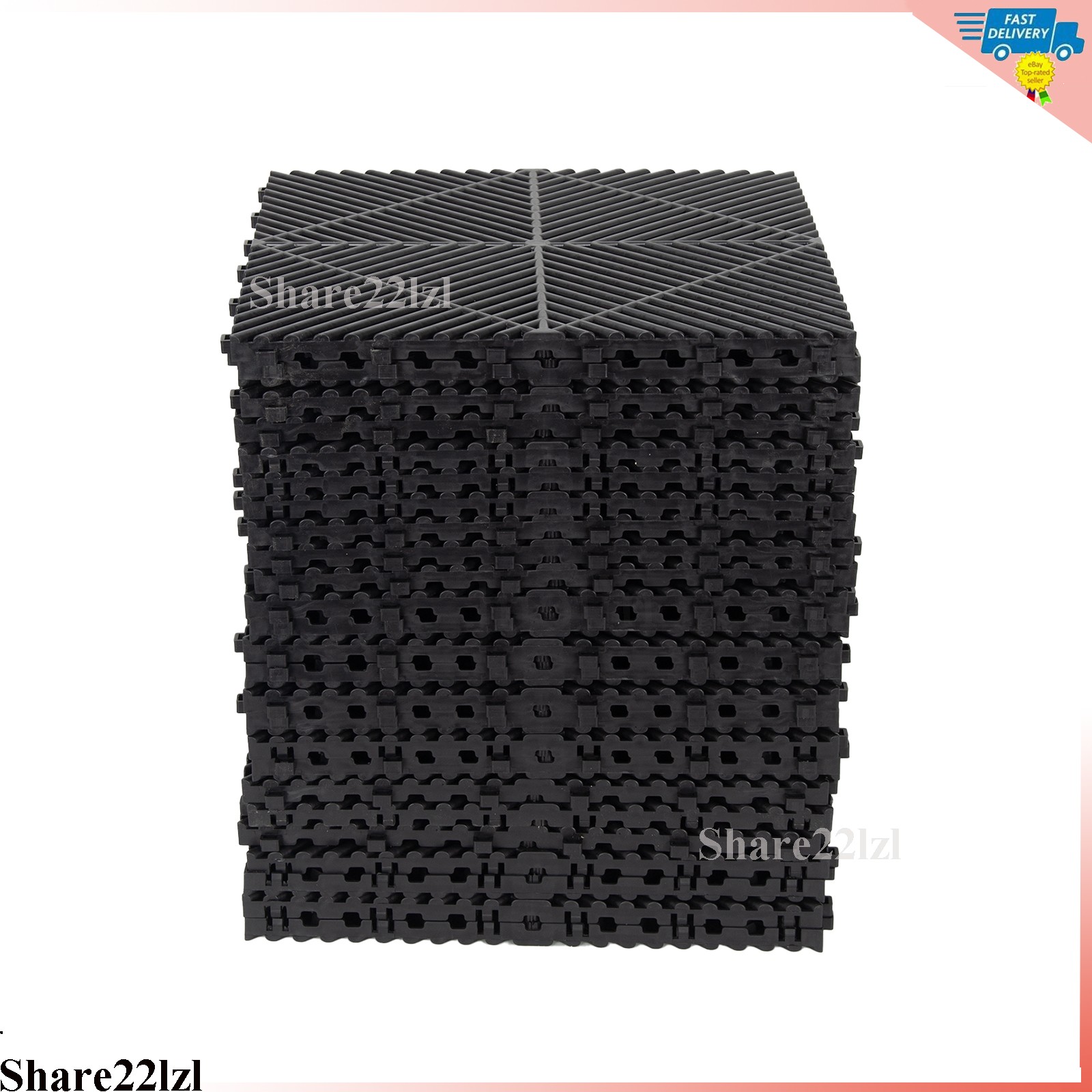 Garage Floor Tiles Interlocking Flooring Tiles 15.75×15.75”/ 40 x 40 cm 25Packs