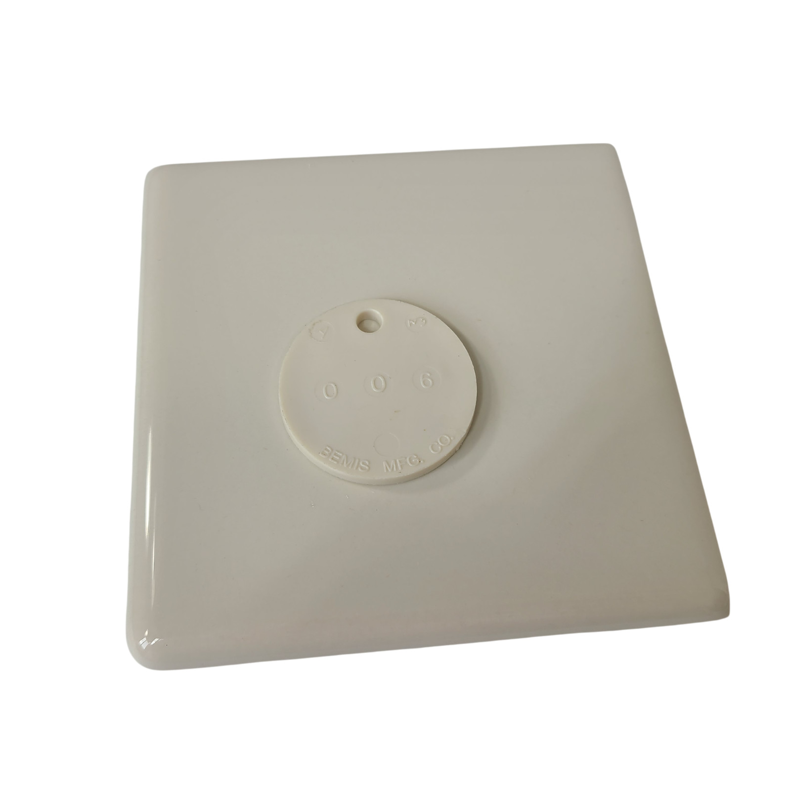 Beige Almond Bone 4.25 in Ceramic Tile Bullnose Shower Corner Subway Curved Edge