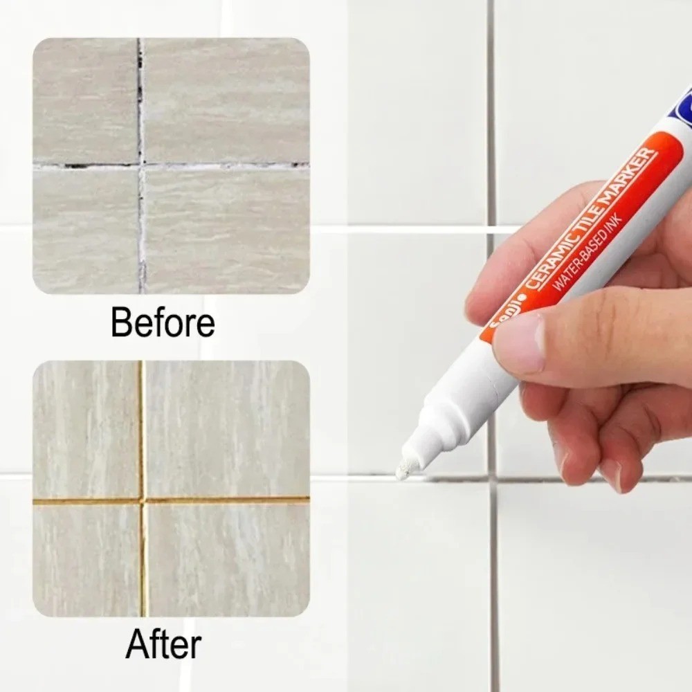 Grout Pen Waterproof Tile Gap Repair Paint Marker Mouldproof Filling Agents us