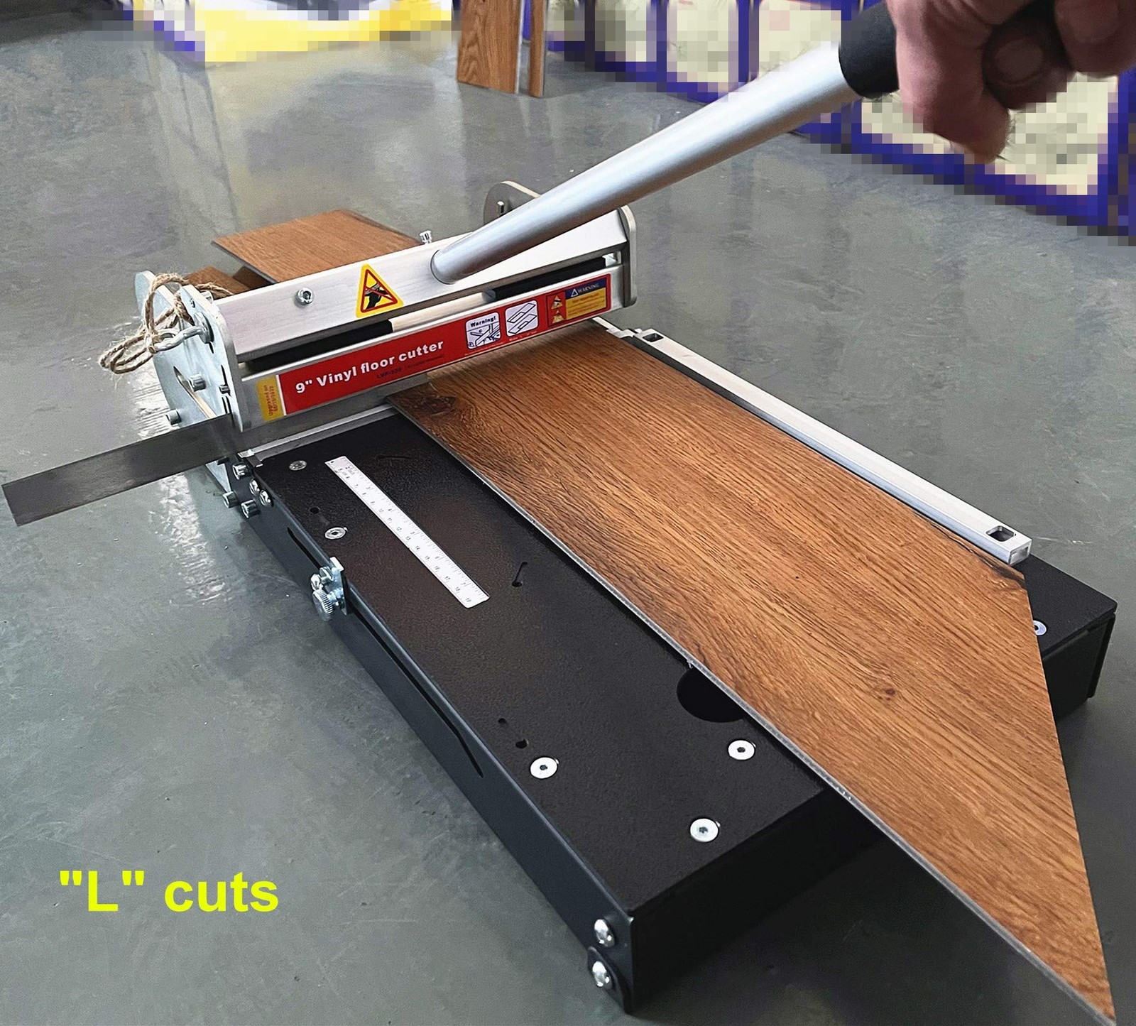 8.8″ Pro Vinyl Floor Cutter, Cuts All Types, LVP, SPC, RVP, LVT, VCT, PVC, WPC &