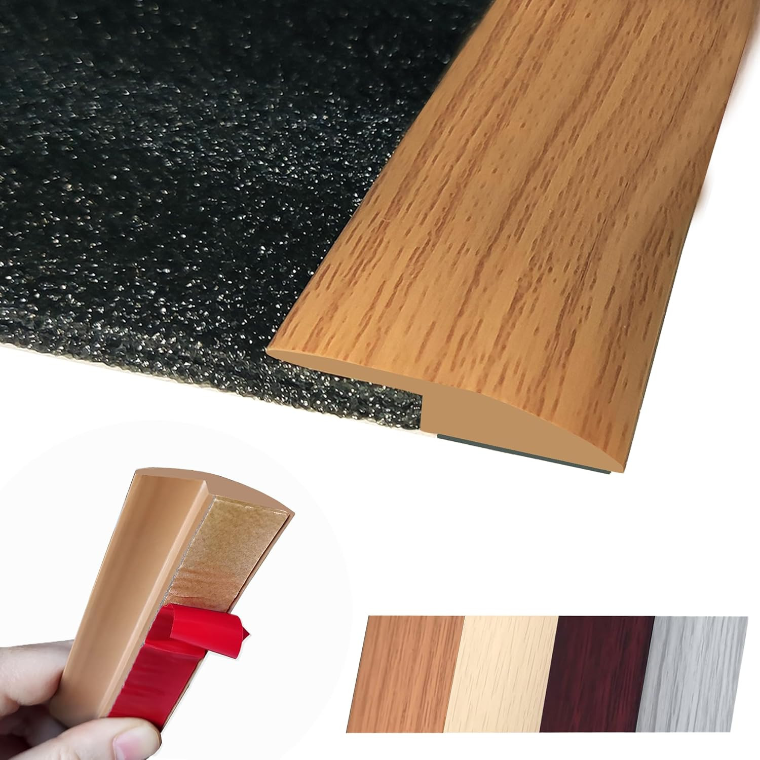 Floor Transition Strip Self Adhesive Carpet Wood Tile Vinyl Flooring Laminate Tr