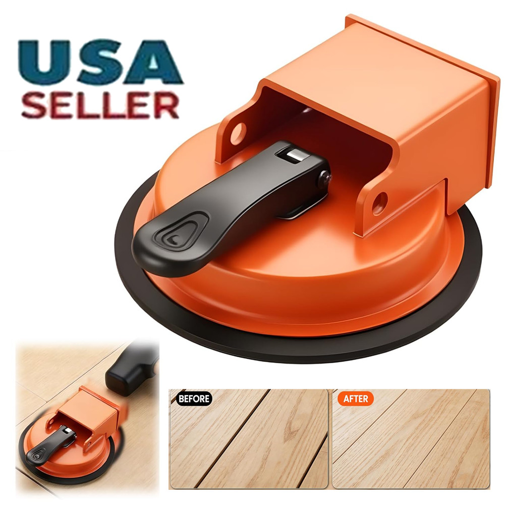 Floor Gap Fixer Tool with Suction Cup for Hardwood-Laminate and Vinyl Flooring~