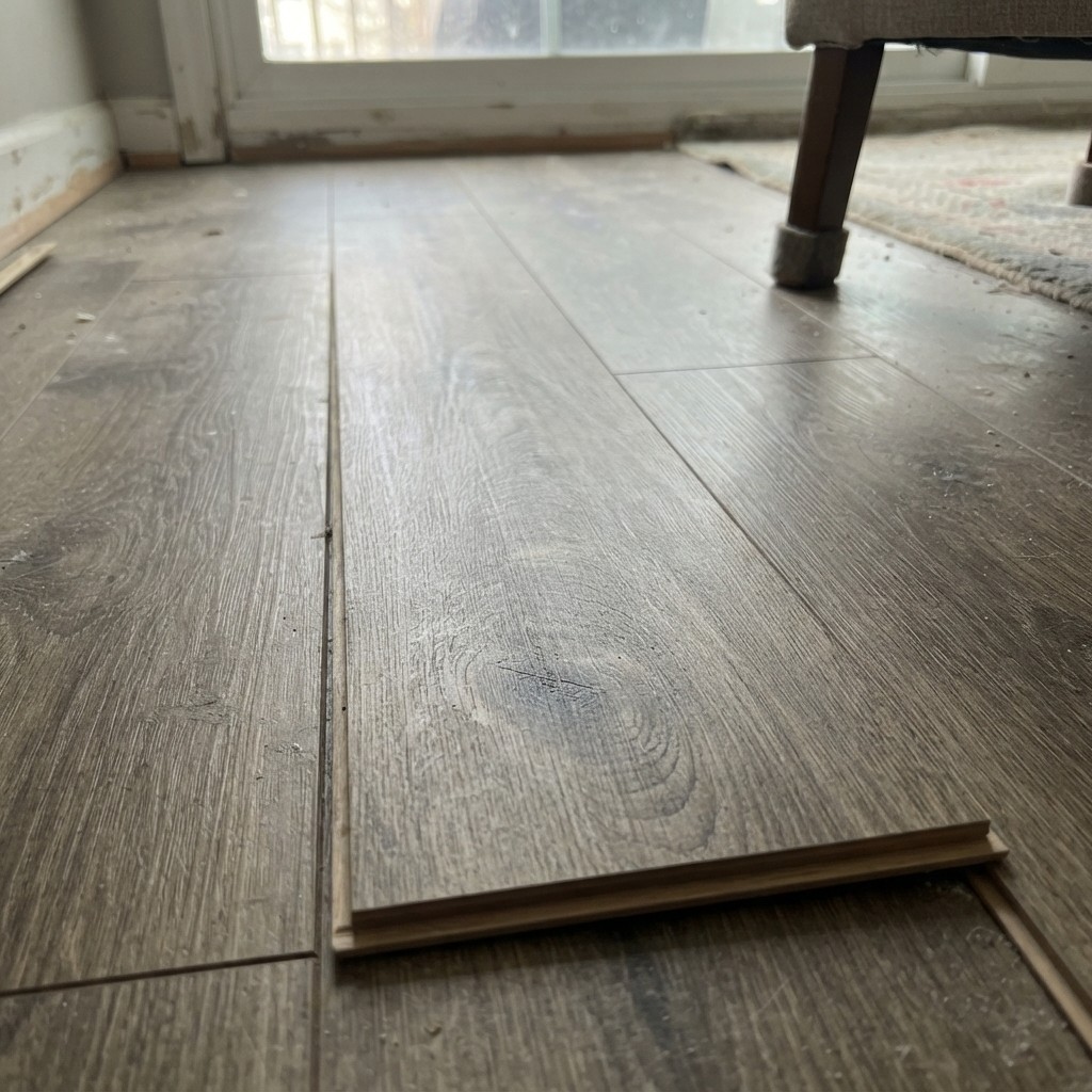10-Pack Peel and Stick Waterproof Vinyl Floor Tiles – Brown Wood Plank Look