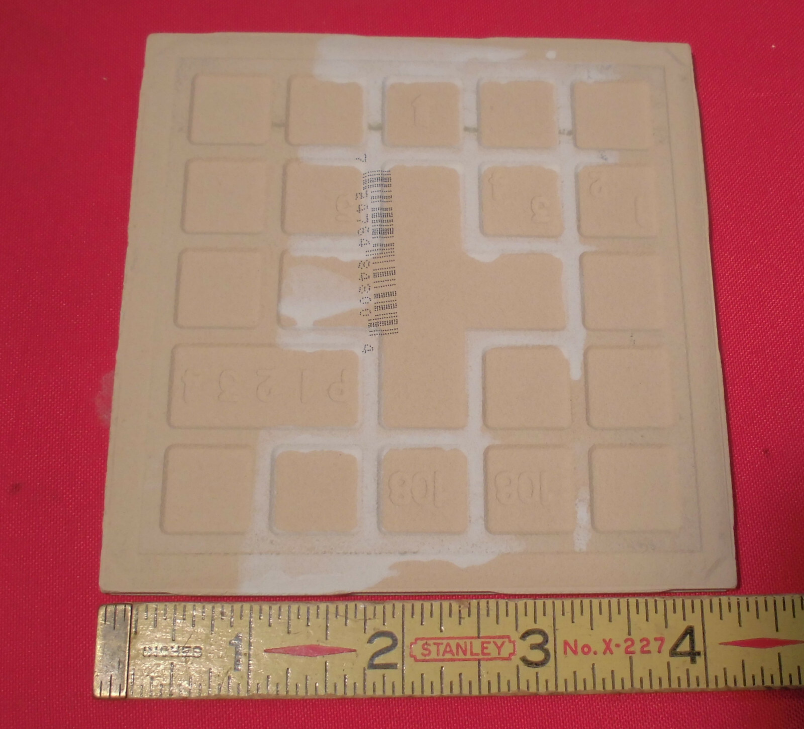 1 pc. *Designers Spring Green* 4-1/4″ Glossy Ceramic Tile; Made USA; New Stock