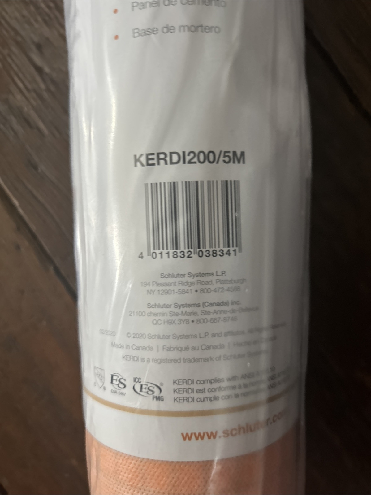 New Schluter KERDI200/5M Waterproofing Membrane 54 ft² ( 3’ 3” x 16’ 5” ) 5m²