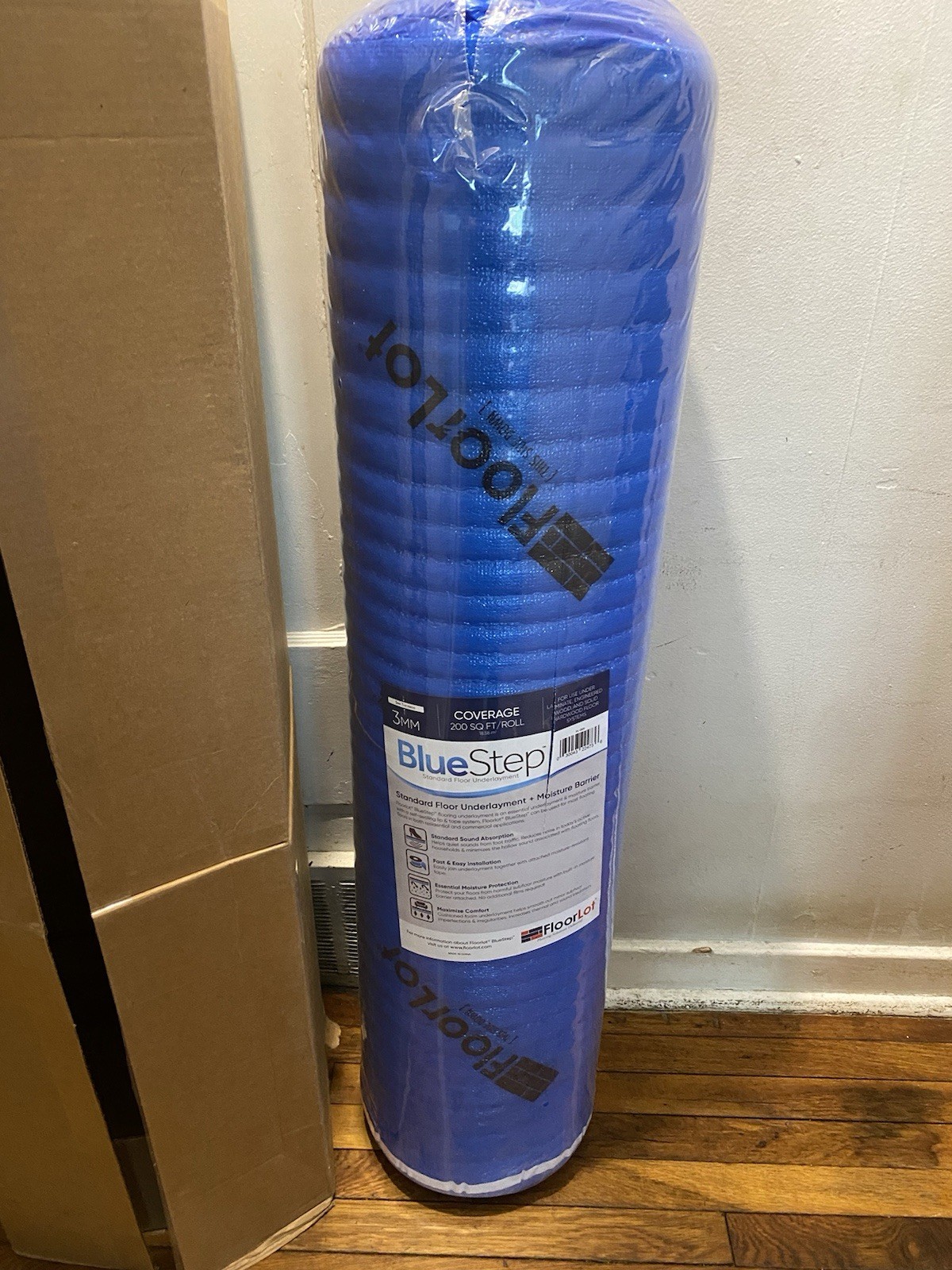 Floorlot BlueStep Underlayment With Moisture Barrier (200 Sq Ft)