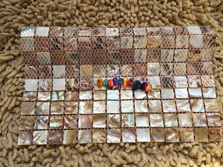 Shell Mosaic Tile Mother of Pearl Kitchen Bathroom Backsplash Shower Tiles