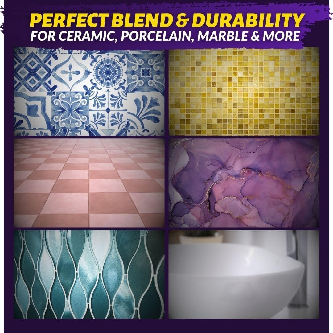 Porcelain Repair Kit – Tile Stone Repair Kit, Marble Repair Kit, Tub and Tile Re