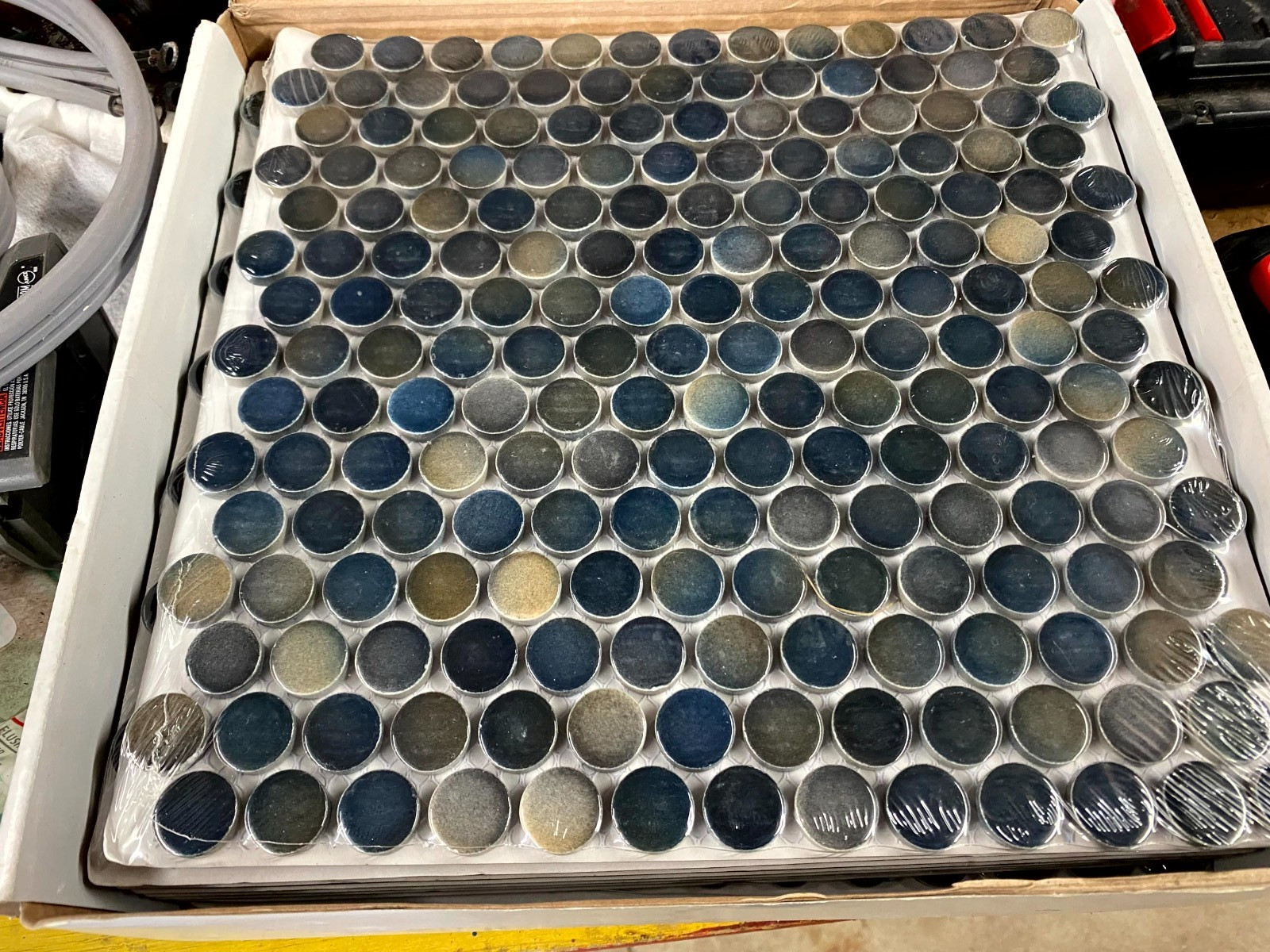10 Sheets Penny Round Multicolor Mosaic Tile for Kitchen Bath UPC 888369031107