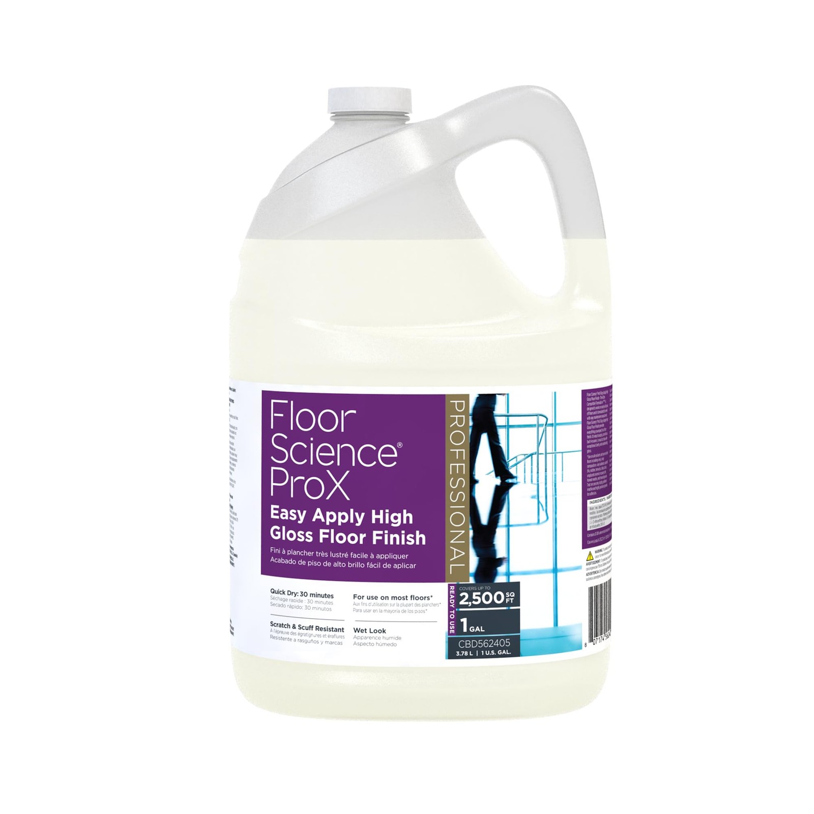Diversey CBD562405 Floor Science ProX 128 Fl Oz (Pack of 1), Ready-to-Use