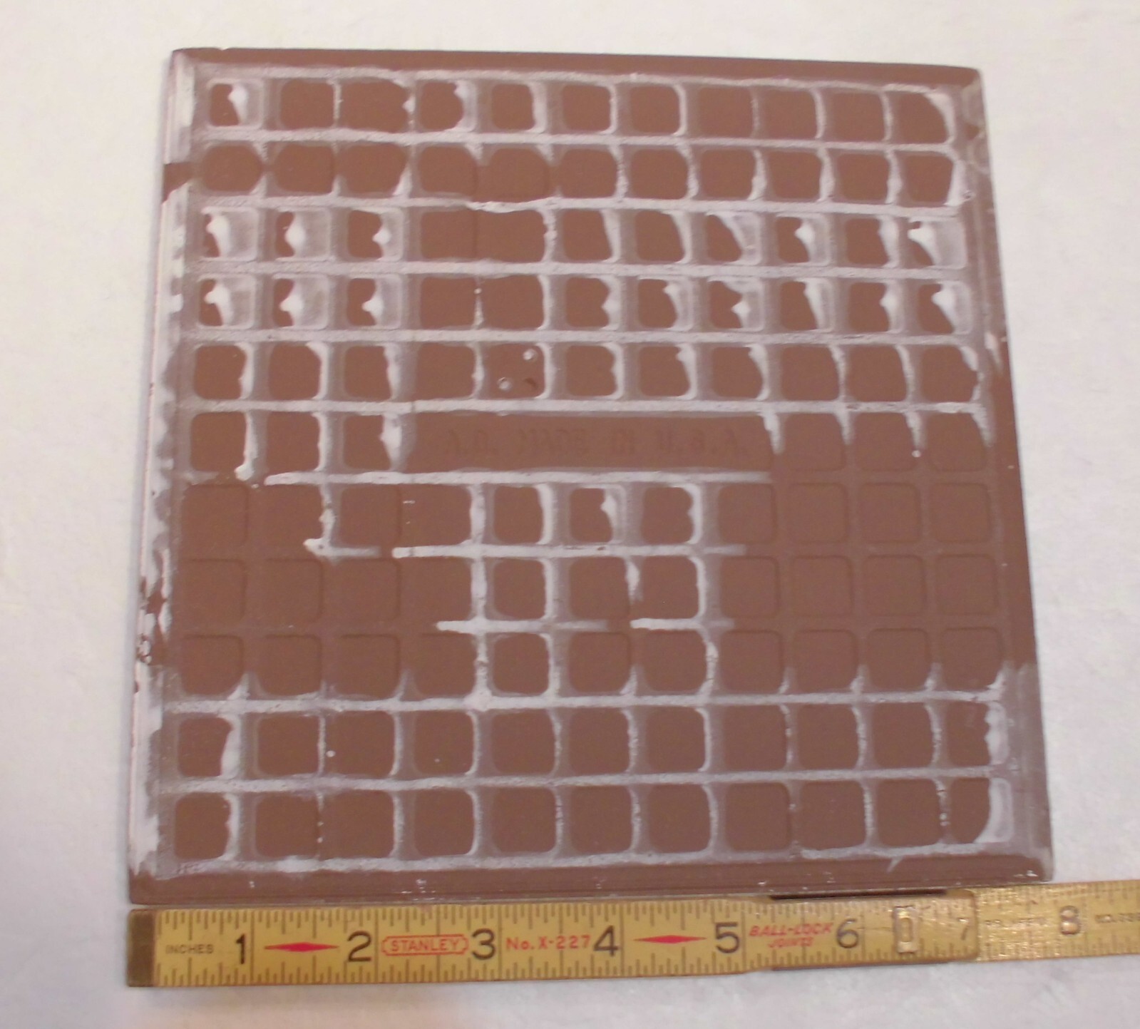 1 pc. Speckled Light Blue: 8″ Ceramic Floor Tile by American Olean, Crystal
