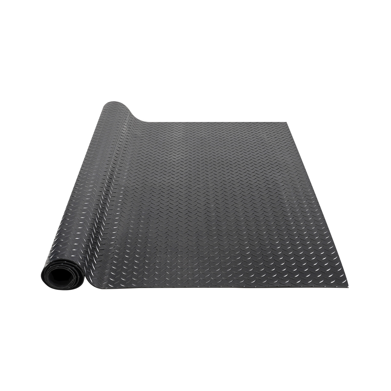 VEVOR 4 x 10 ft Garage Floor Mat Diamond Plate PVC Vinyl Flooring Rolls Non-Slip
