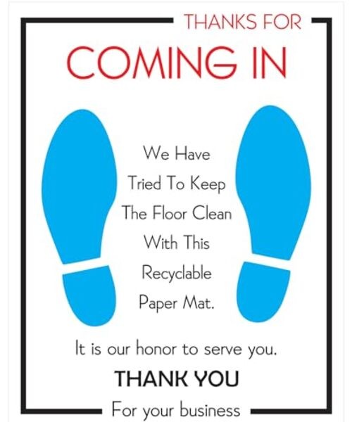 Paper Floor Mats for Cars Disposable – Car Mat Protector Mechanic Detailing