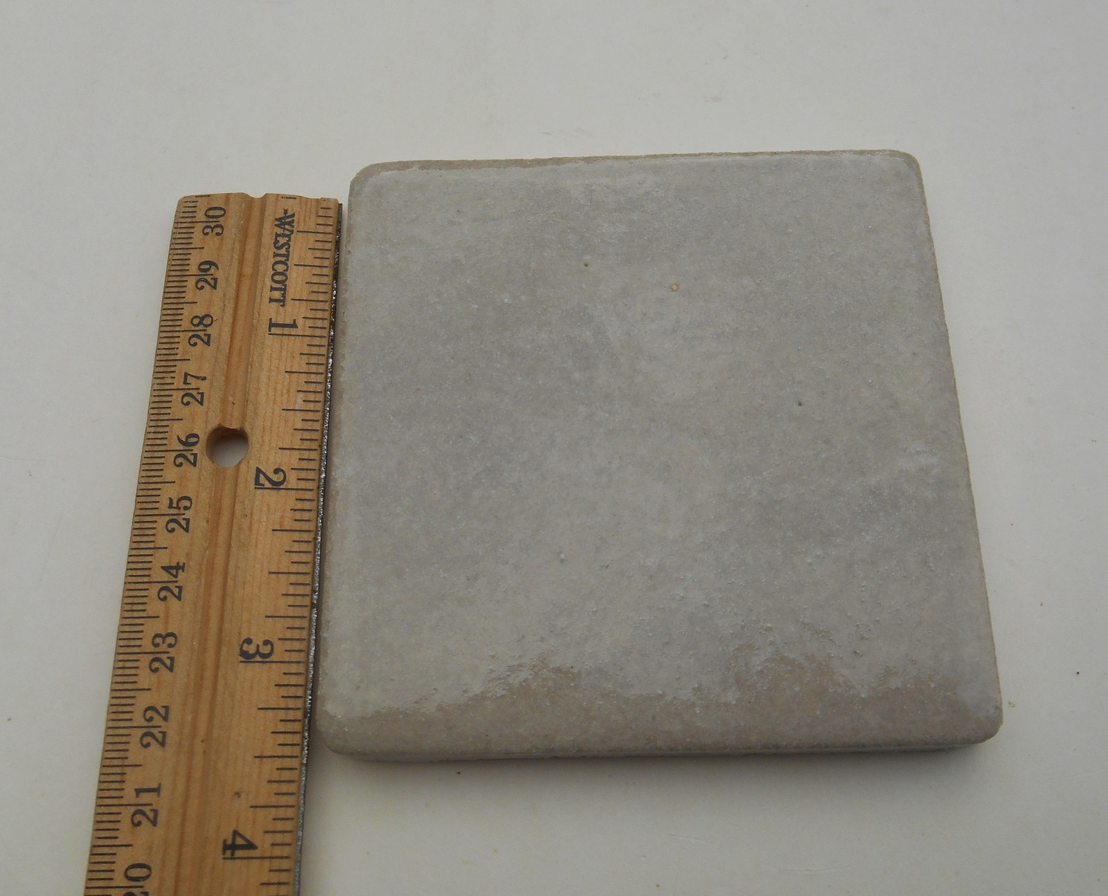 Lot of 9 TerraGreen Galena / Beige 4″x4″ Ceramic Tiles NOS