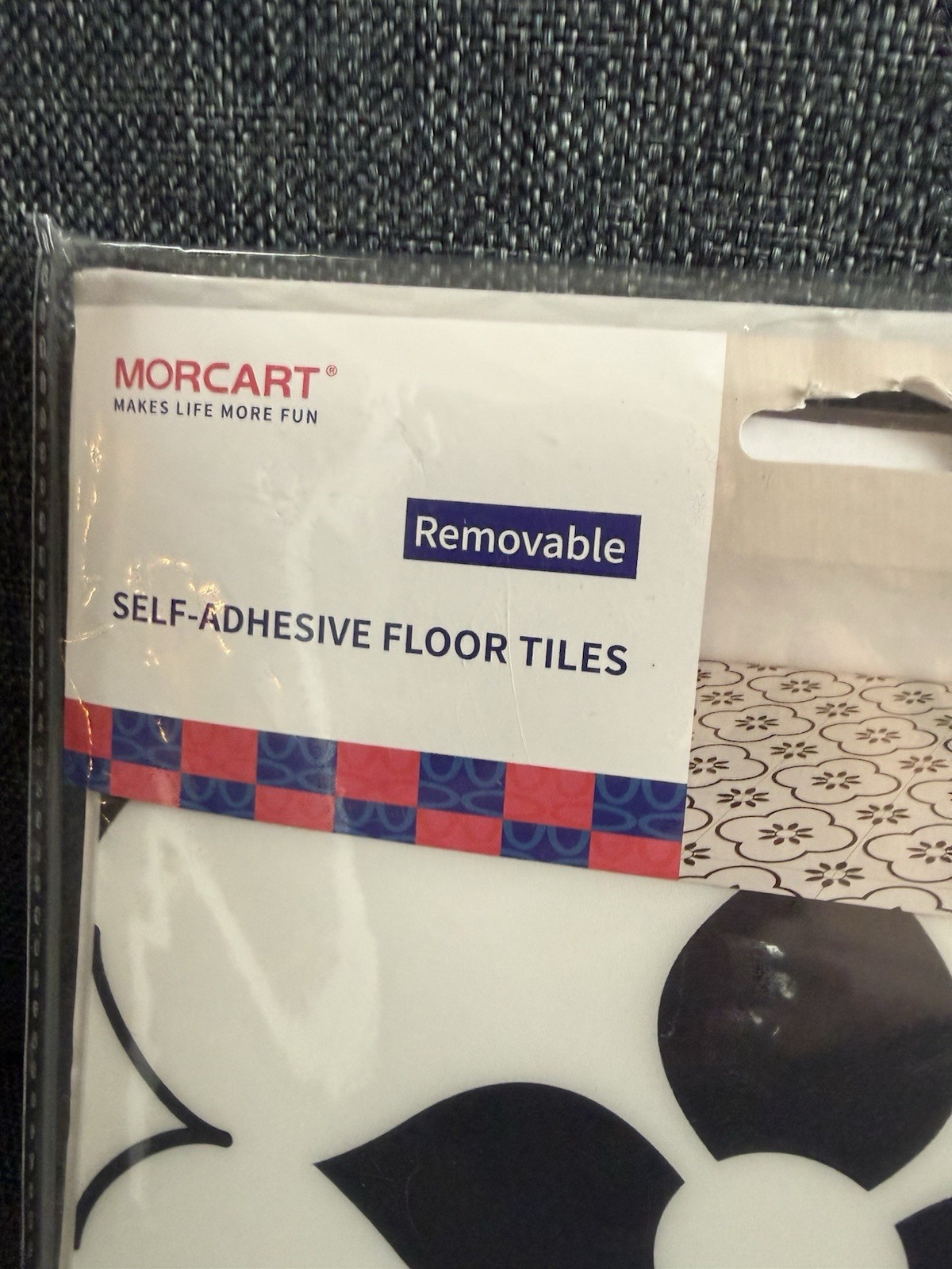 MORCART 8″ x 8″ Peel and Stick Floor Tile, 20 PCS Self-Adhesive DIY Vinyl