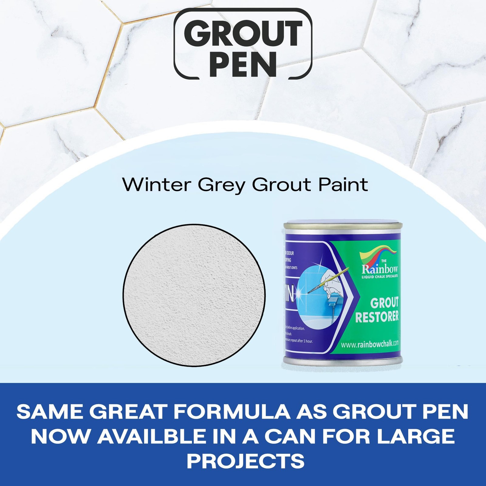 Grout Pen Grout Paint: Waterproof Tile Paint Grout Refresh Restorer for Floor…