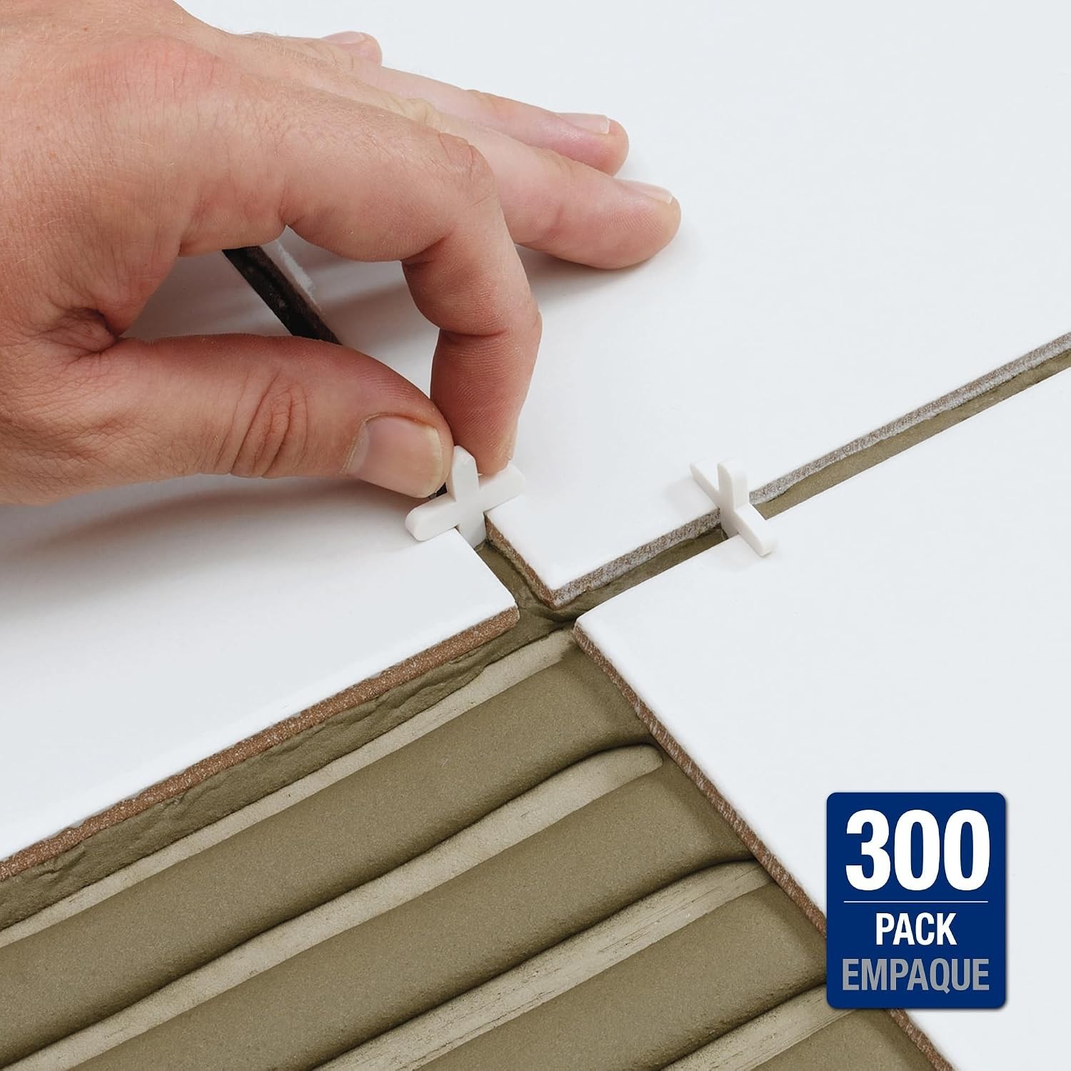 Flexible 3/16″ Tile Spacers 300-Pack – Effortless Installation & Alignment
