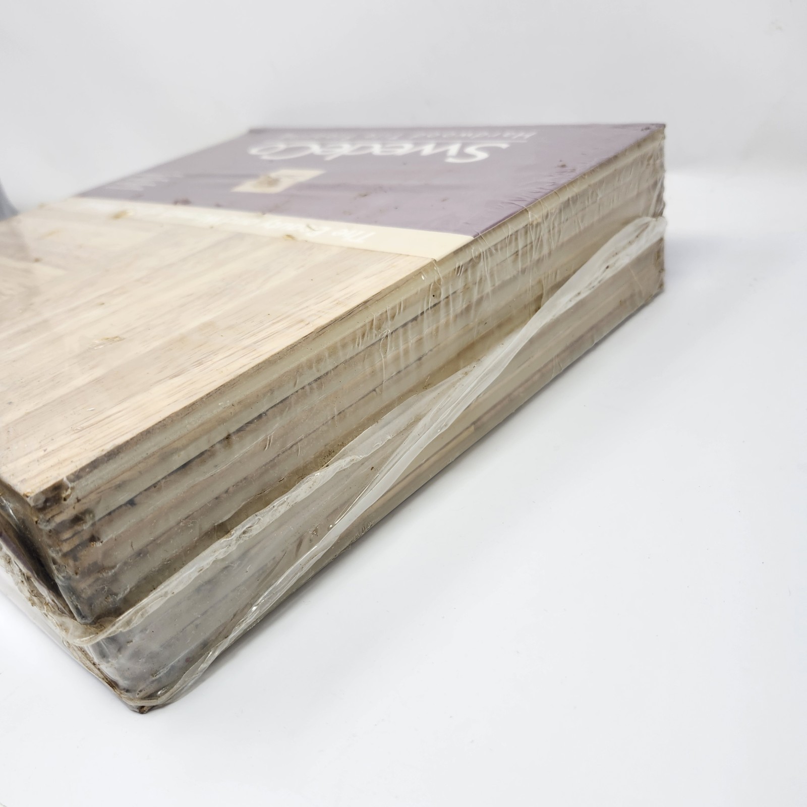 Vintage Beech Parquet Hardwood Tile Flooring (10 Tiles/Package) Swedeco Natural