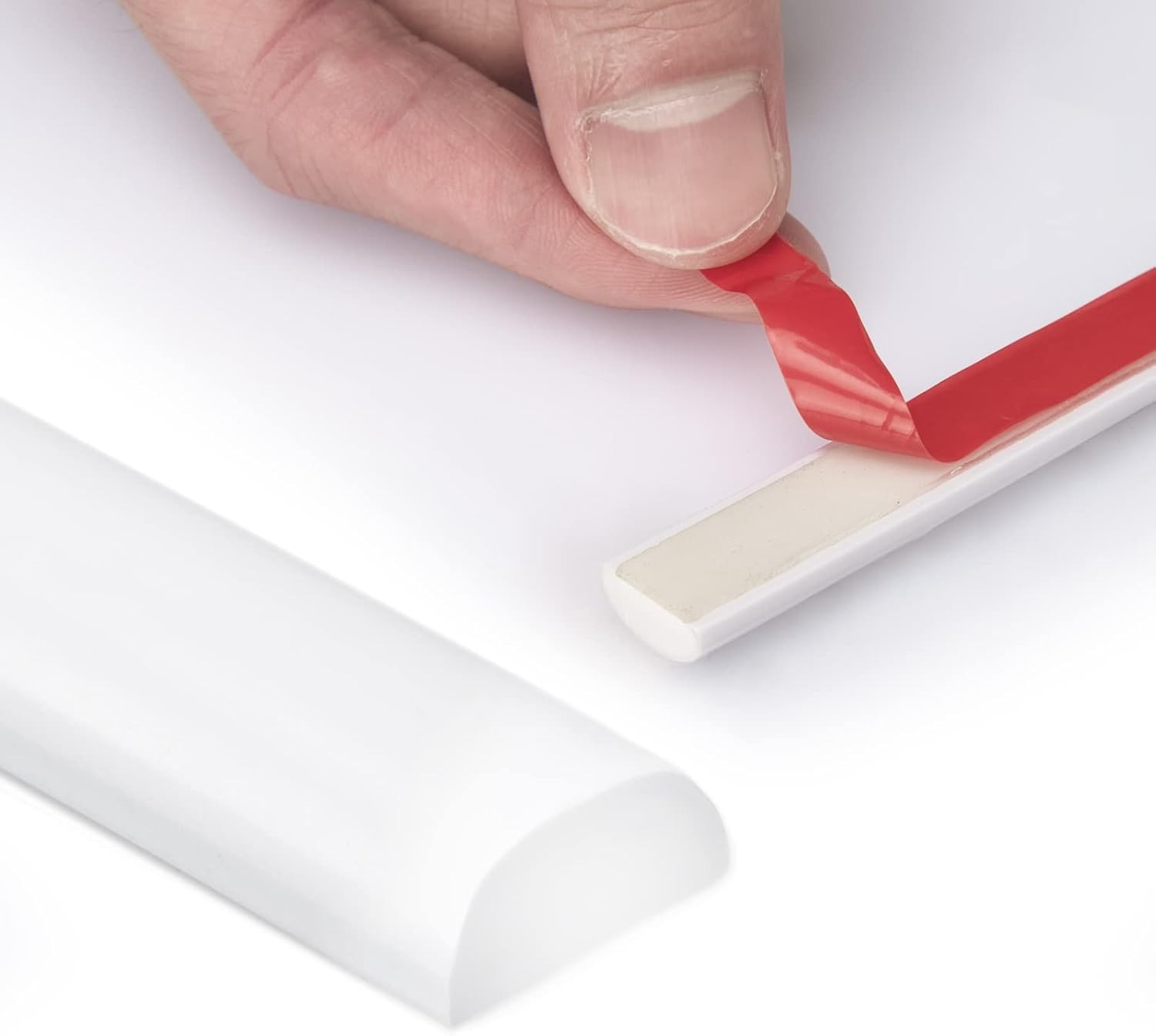 10 Ft Flexible Peel and Stick Trim Molding for Backsplash Tile Edge, Self-Adhesi