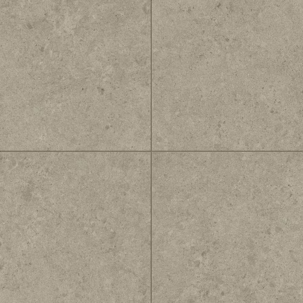 Pietra Limestone Gray 24 In. X 24 In. X 0.75 In. Stone Look Porcelain Paver (Cas