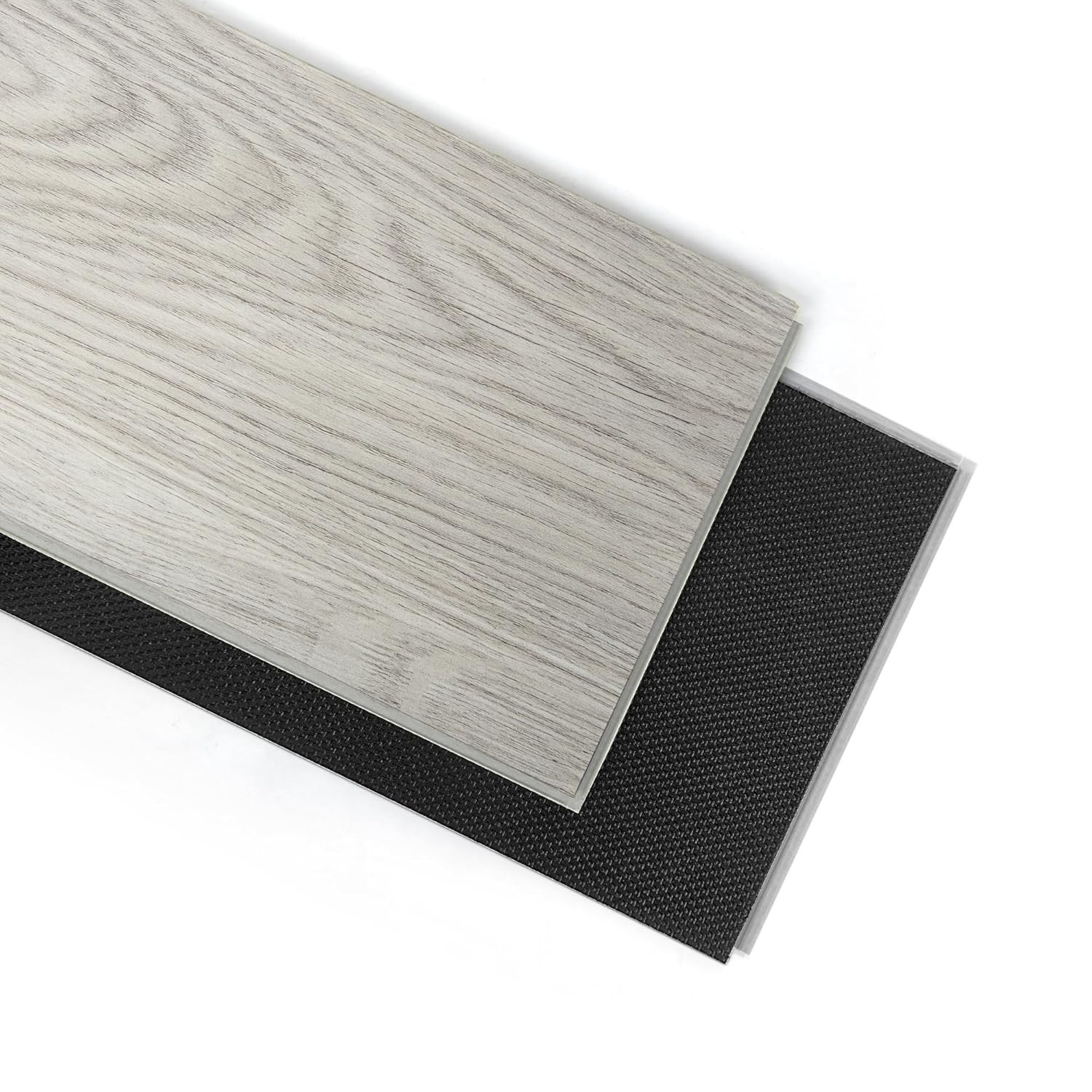 48″ X 7.2″ SPC Click-Lock Floating Floor Tiles (24 Sq. Ft), 10-Pack Luxury Wood